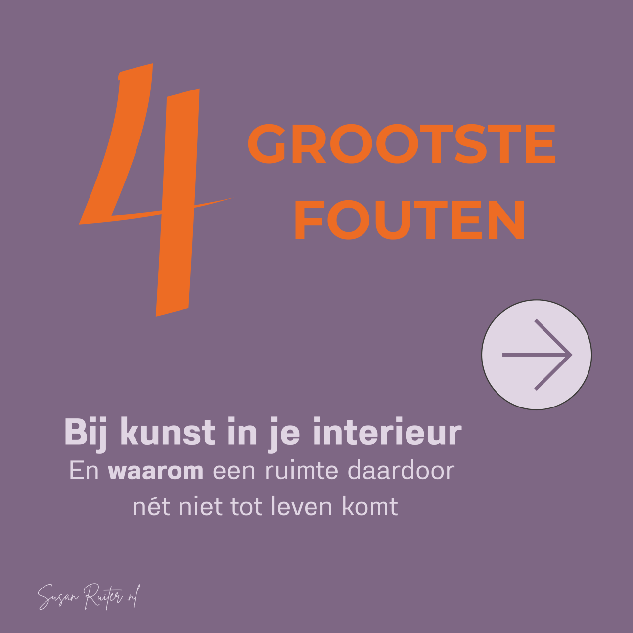 4 grootste fouten bij ..